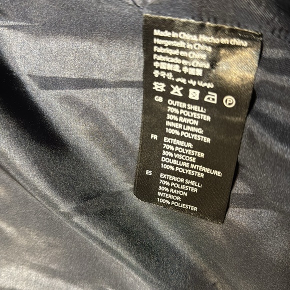 Navy Blue Baubax Travel Blazer with Removable Hood and Gloves 42R - Picture 7 of 12